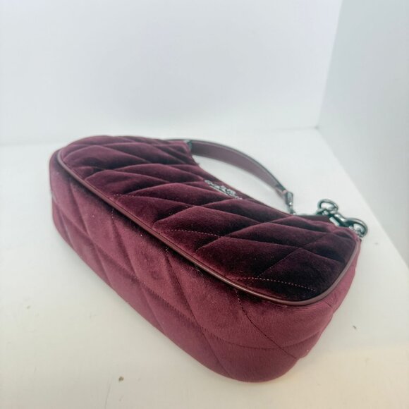 coach Teri Shoulder Bag In Organic Cotton With Quilting ccw70 - Picture 5 of 7